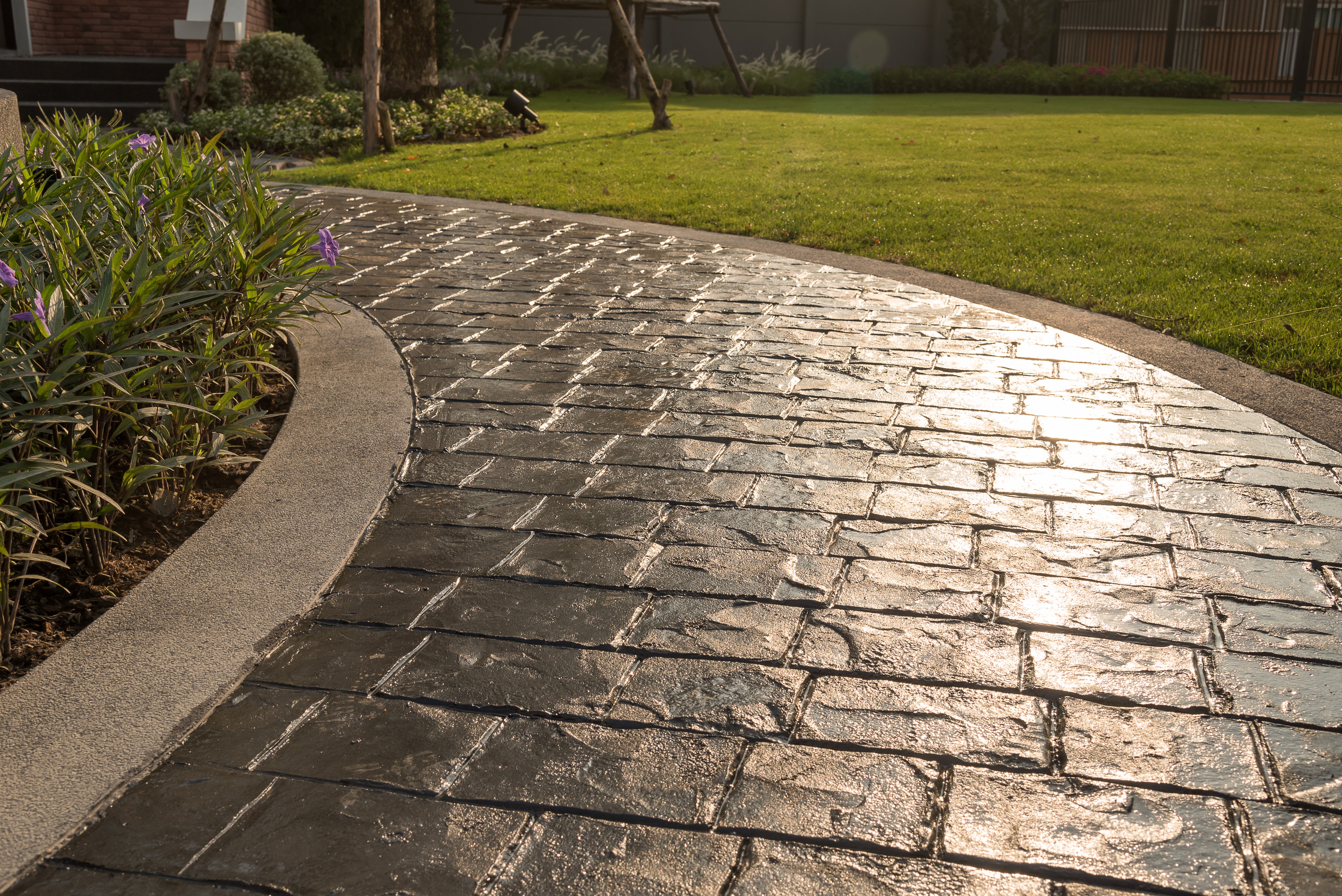 Stamped Concrete concrete installation in Cleveland